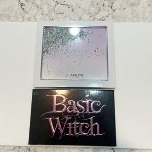 Glamlite Mikayla and Basic Witch Bellabeautebar Eyeshadow Palettes